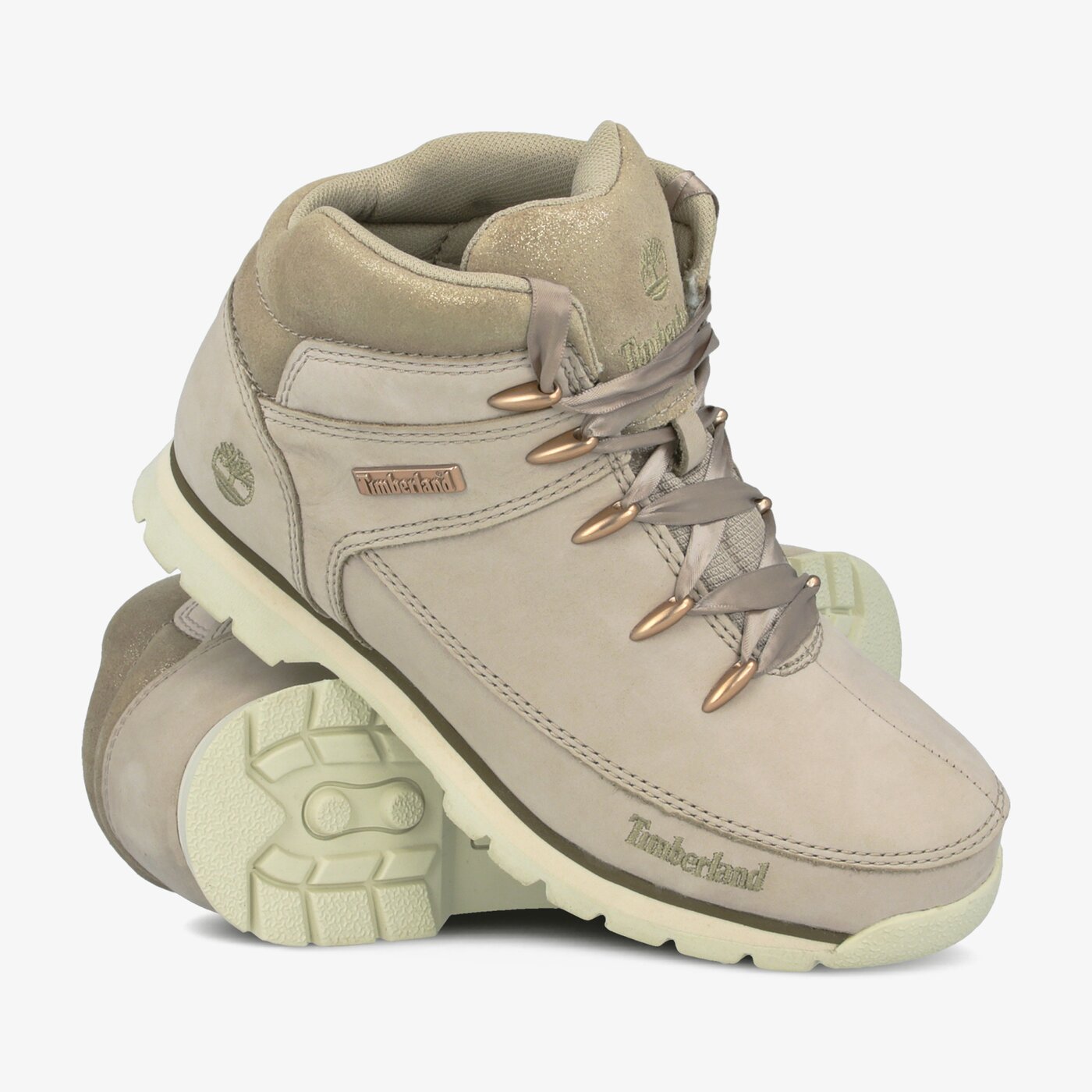 Dziecięce buty outdoor / trekkingowe TIMBERLAND EURO SPRINT  tb0a228yk511 kolor szary