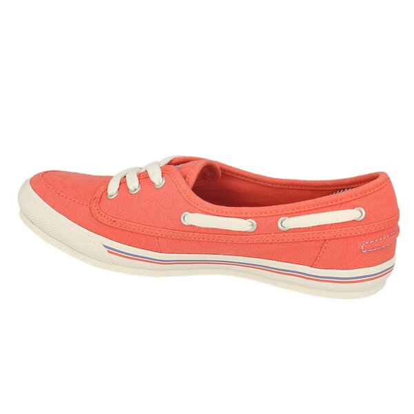 Damskie trampki LACOSTE FAIRBOAT 727srw1241lr2 kolor czerwony