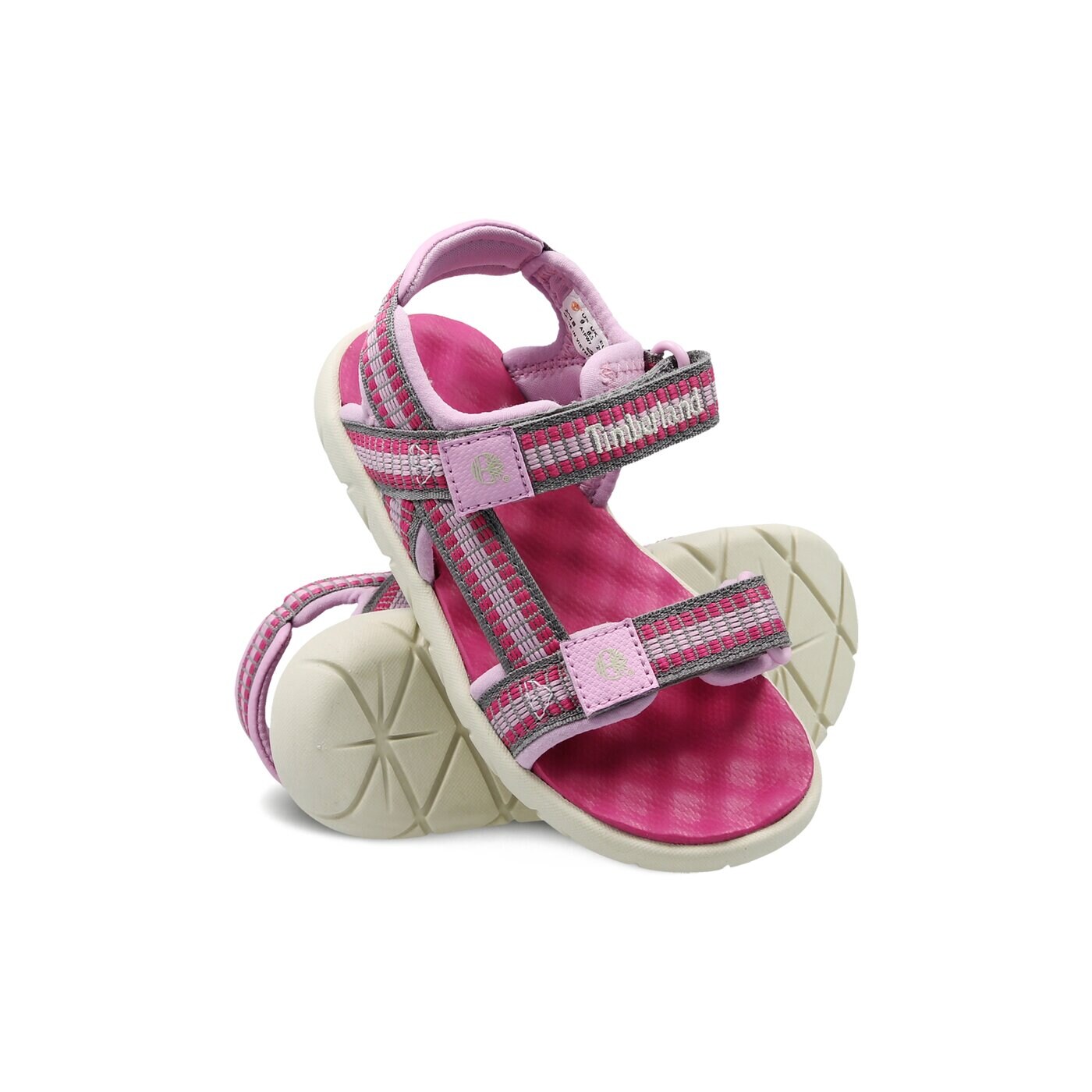 Dziecięce sandały / klapki TIMBERLAND PERKINS ROW WEBBING SNDL tb0a1pw7d561 kolor różowy