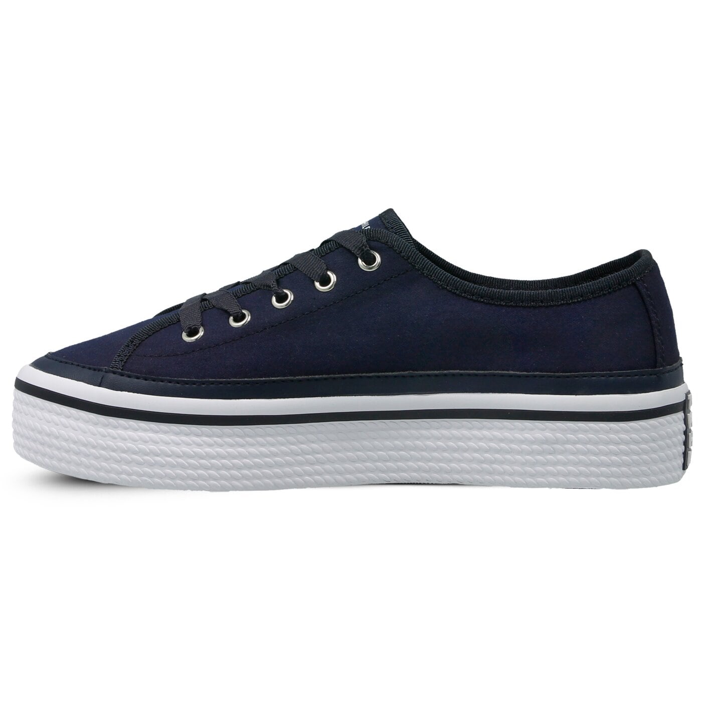 Damskie trampki TOMMY HILFIGER CORPORATE FLATFORM SNEAKER fw0fw02456406 kolor granatowy