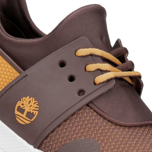 Damskie sneakersy (buty) TIMBERLAND KIRI UP KNIT OXFORD W/PU a1nwc kolor brązowy