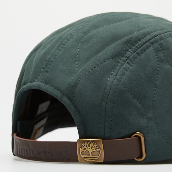 Damska czapka z daszkiem TIMBERLAND CZAPKA OVERSTITCH BB CAP tb0a66a23171 kolor zielony
