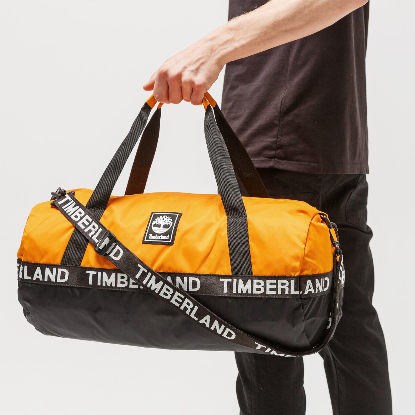 TIMBERLAND TORBA DUFFEL NYLON tb0a2hbg8041 kolor pomarańczowy