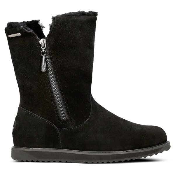 Damskie botki / sztyblety EMU GRAVELLY BLACK w11561black kolor czarny