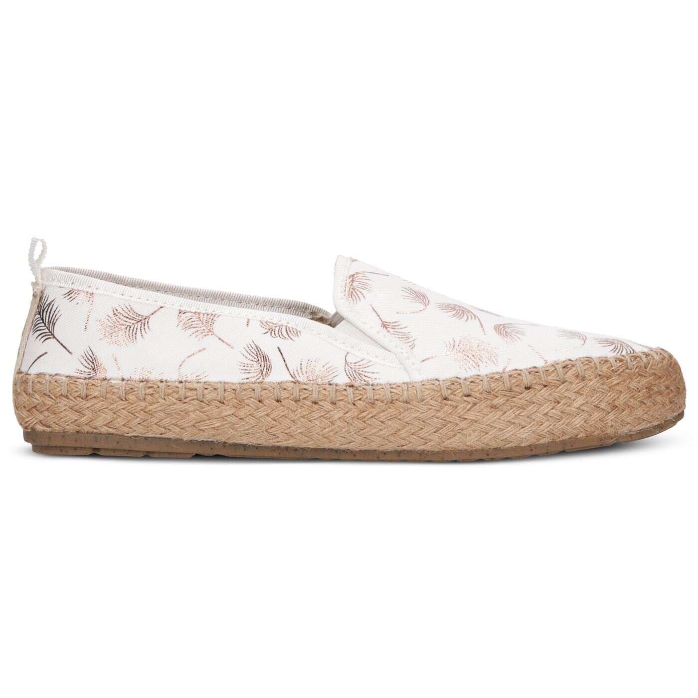 Damskie espadryle EMU GUM w11385whitefoilprint kolor biały