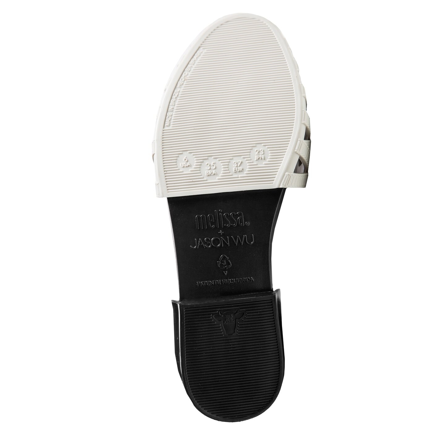 Damskie sandały MELISSA JEAN SANDAL + JASON WU 3197252145 kolor czarny