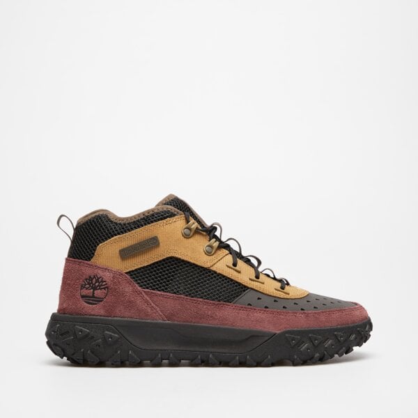 Męskie sneakersy (buty) TIMBERLAND GREENSTRIDE MOTION 6 MID LACE SNEAKER tb0a6cw1a6m1 kolor bordowy