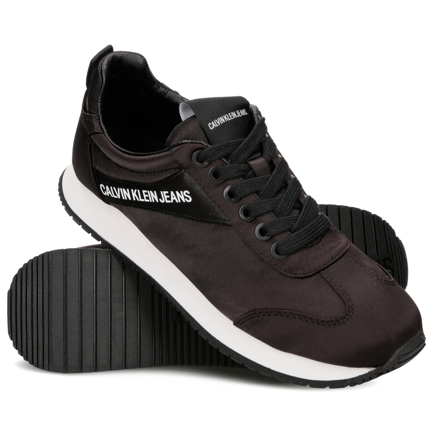 Damskie sneakersy (buty) CALVIN KLEIN JILL r7807blk kolor czarny
