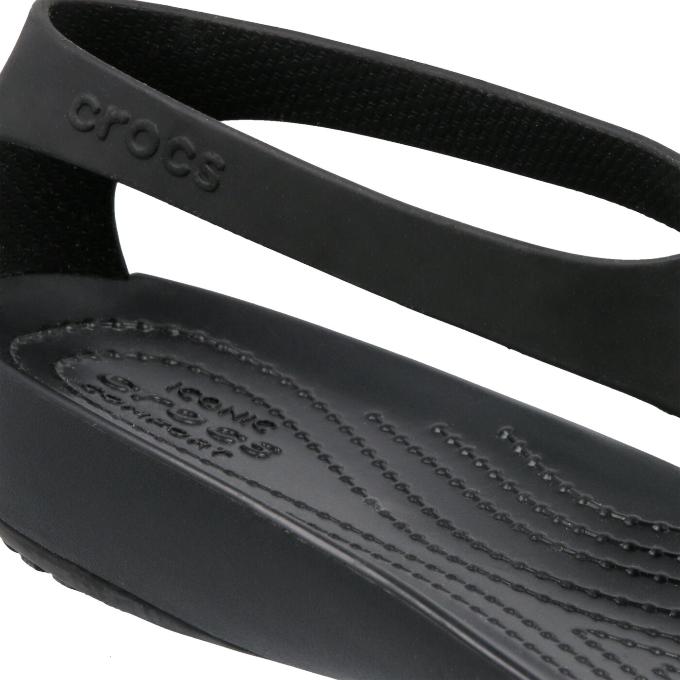 Damskie sandały CROCS SERENA SANDAL #205469060# kolor czarny