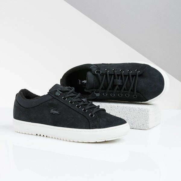 Damskie sneakersy (buty) LACOSTE STRAIGHTSET INSULATE 3191CFA 738cfa0008454 kolor czarny