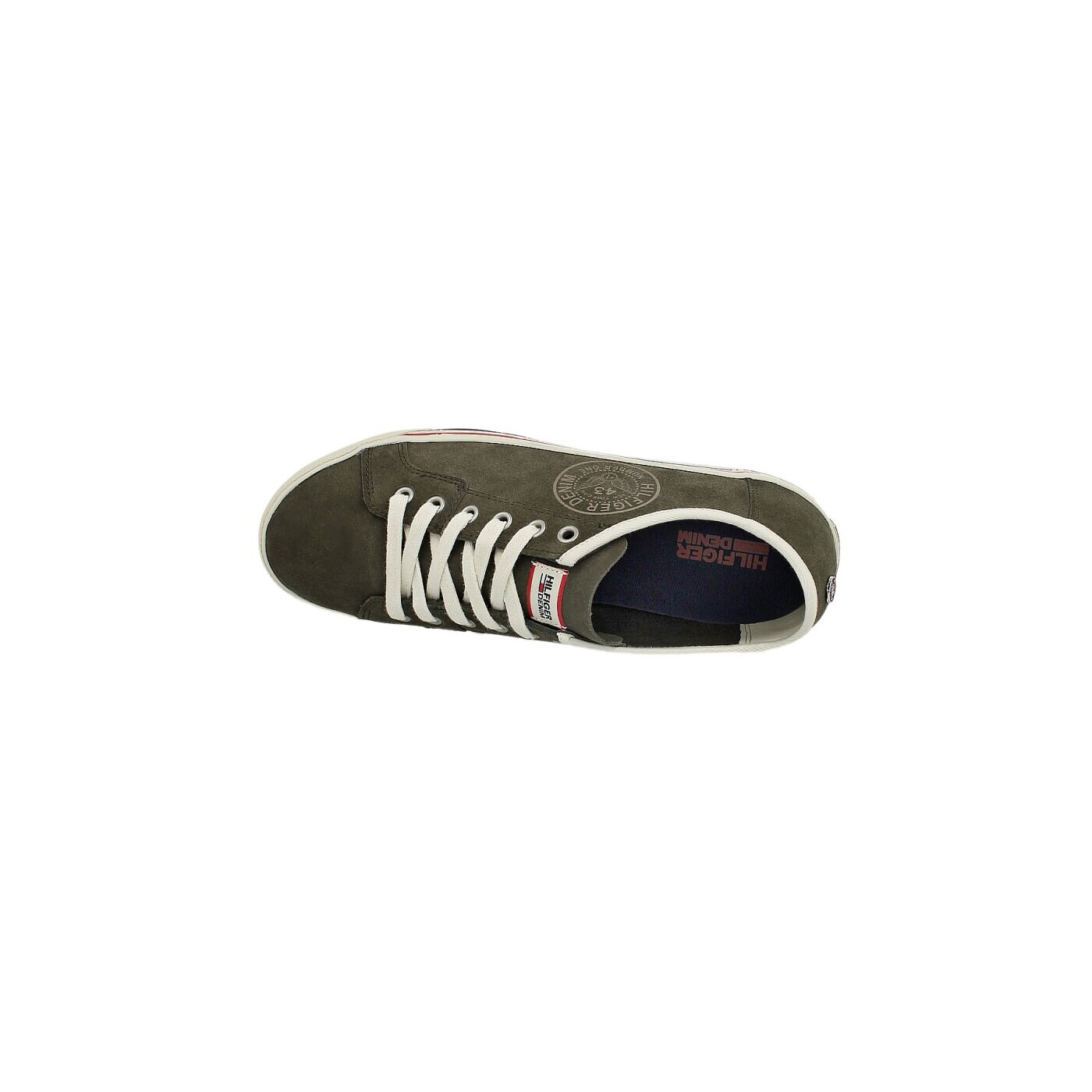 Męskie trampki TOMMY HILFIGER SAMSON 9B em56817020326 kolor zielony