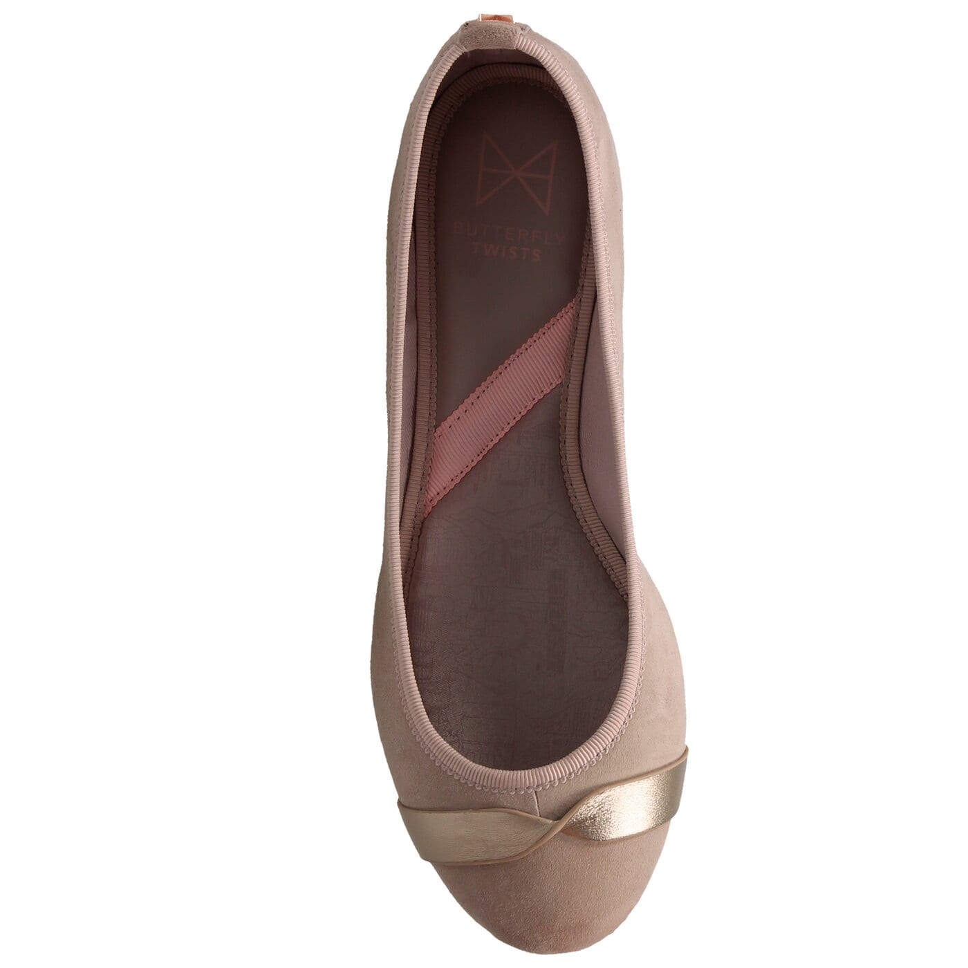 Damskie baleriny (buty) BUTTERFLY TWISTS CHARLOTTE bt30001136 kolor beżowy