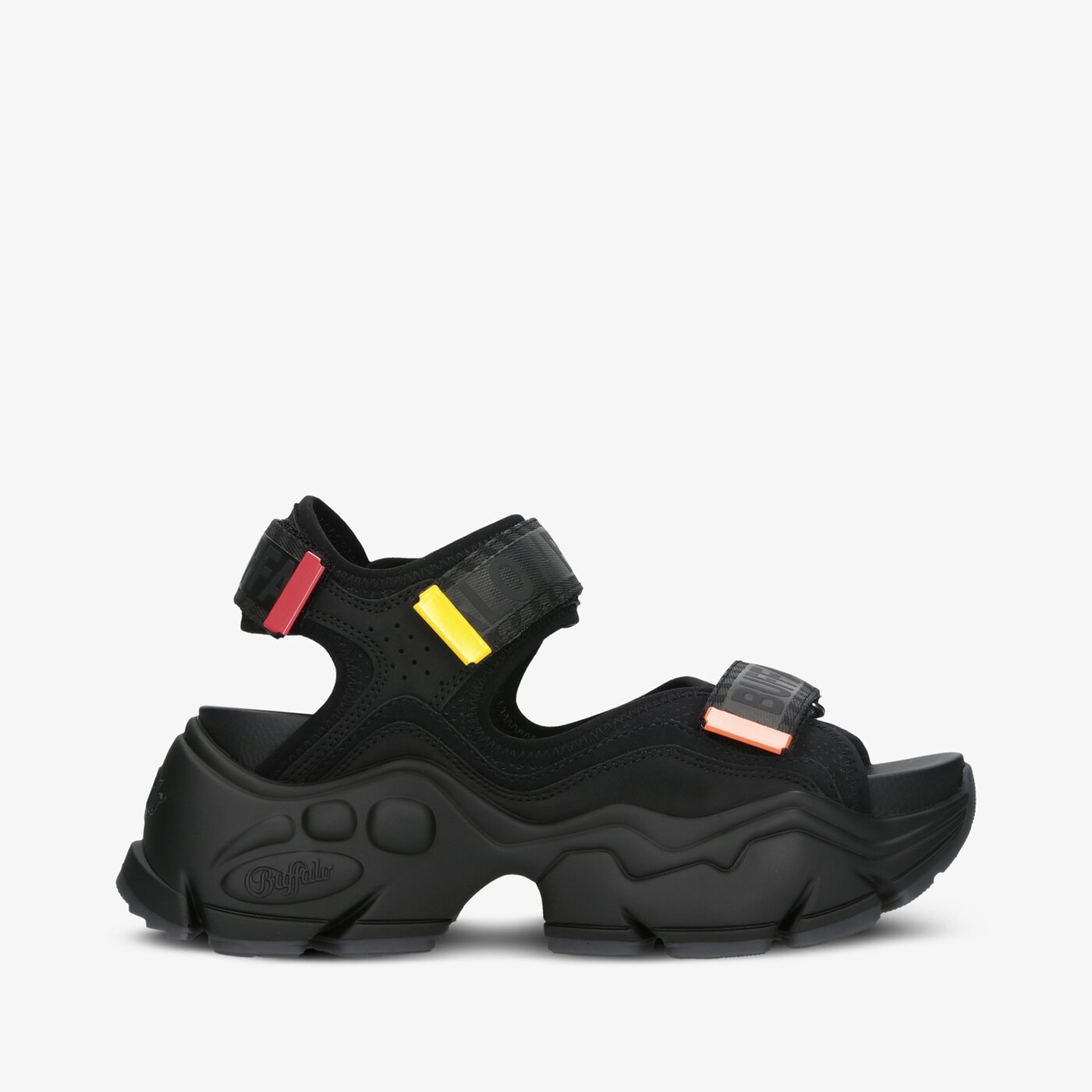 Damskie sandały BUFFALO BINARY 0 1602031 kolor czarny