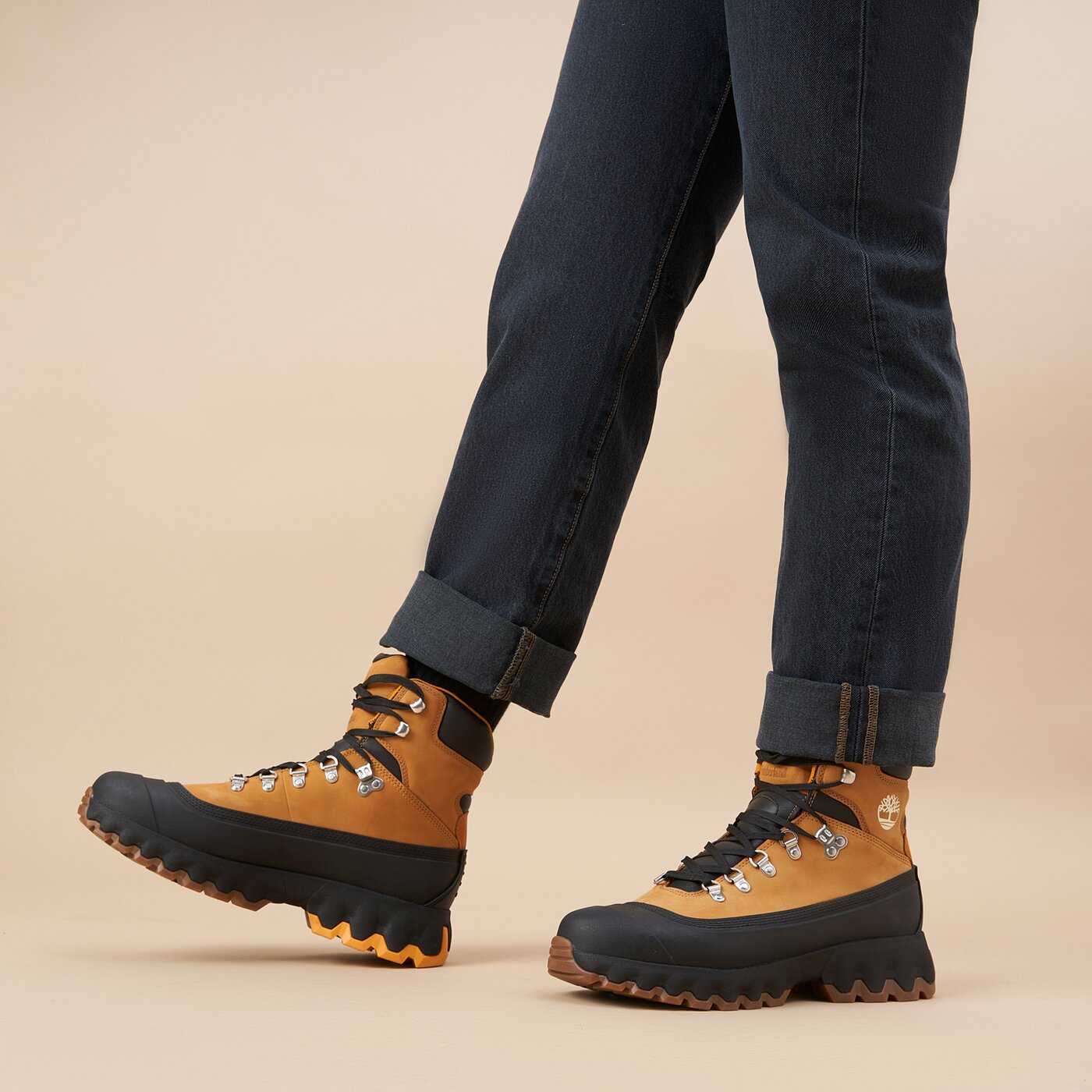 Męskie buty outdoor (trekkingowe) TIMBERLAND TBL EDGE WORLD HIKER tb0a5mcc2311 kolor żółty