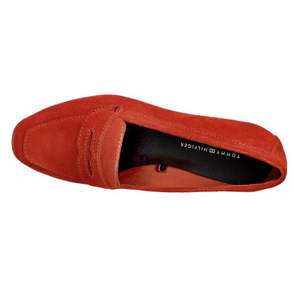 Damskie mokasyny i półbuty TOMMY HILFIGER KIMBERLY 1B  fw56816850630 kolor czerwony