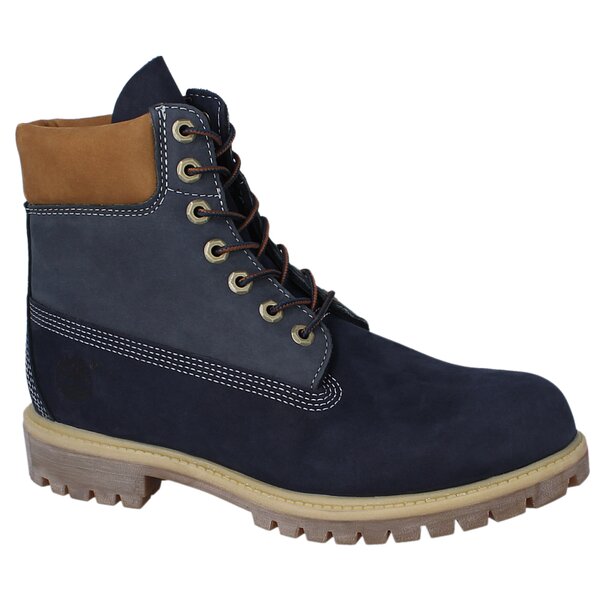 Męskie buty za kostkę TIMBERLAND PREMIUM 6 INCH BOOT 9653b kolor granatowy