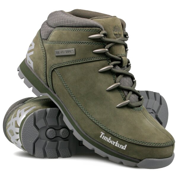 Męskie buty outdoor (trekkingowe) TIMBERLAND EURO SPRINT HIKER  ca1vr9 kolor zielony