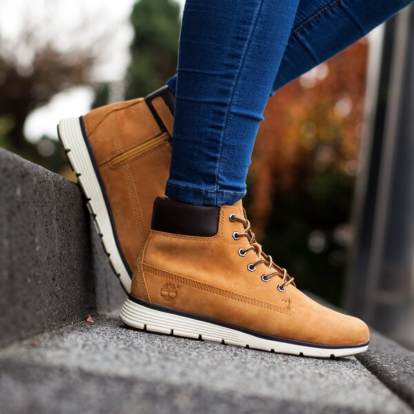 Dziecięce sneakersy (buty) TIMBERLAND KILLINGTON 6 IN tb0a19jh2311 kolor żółty