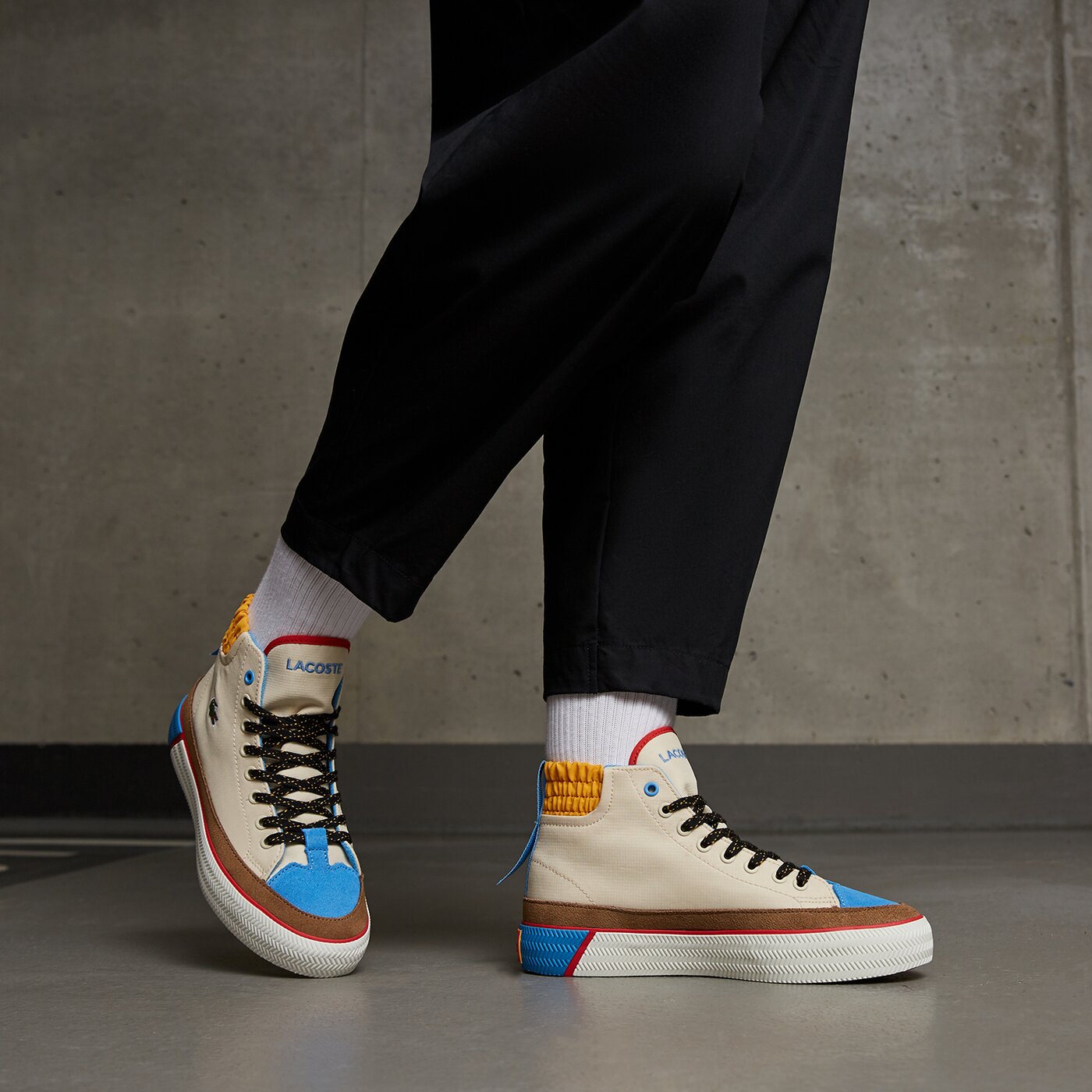 Dziecięce sneakersy (buty) LACOSTE GRIPSHOT MILIEU 222 1 CUJ 744cuj0005ht3 kolor różowy