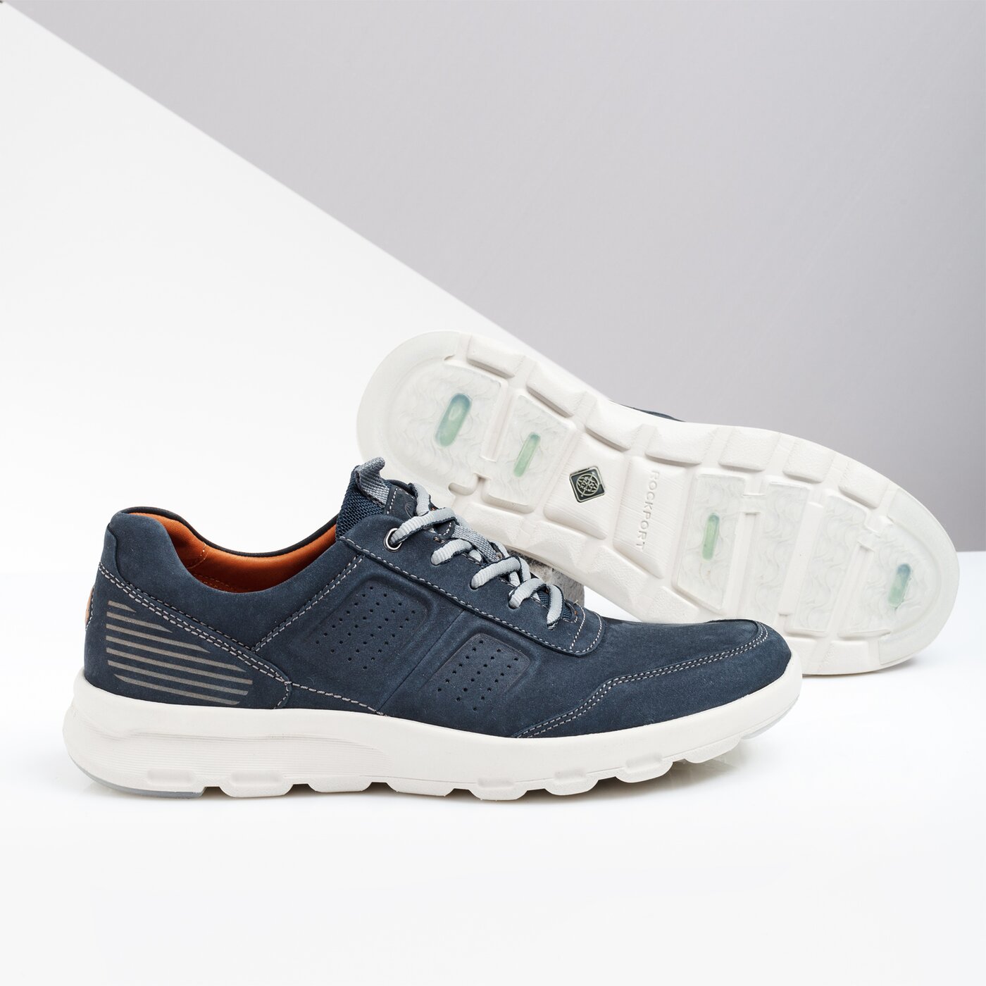 Męskie sneakersy (buty) ROCKPORT LETS WALK M ch4261 kolor granatowy