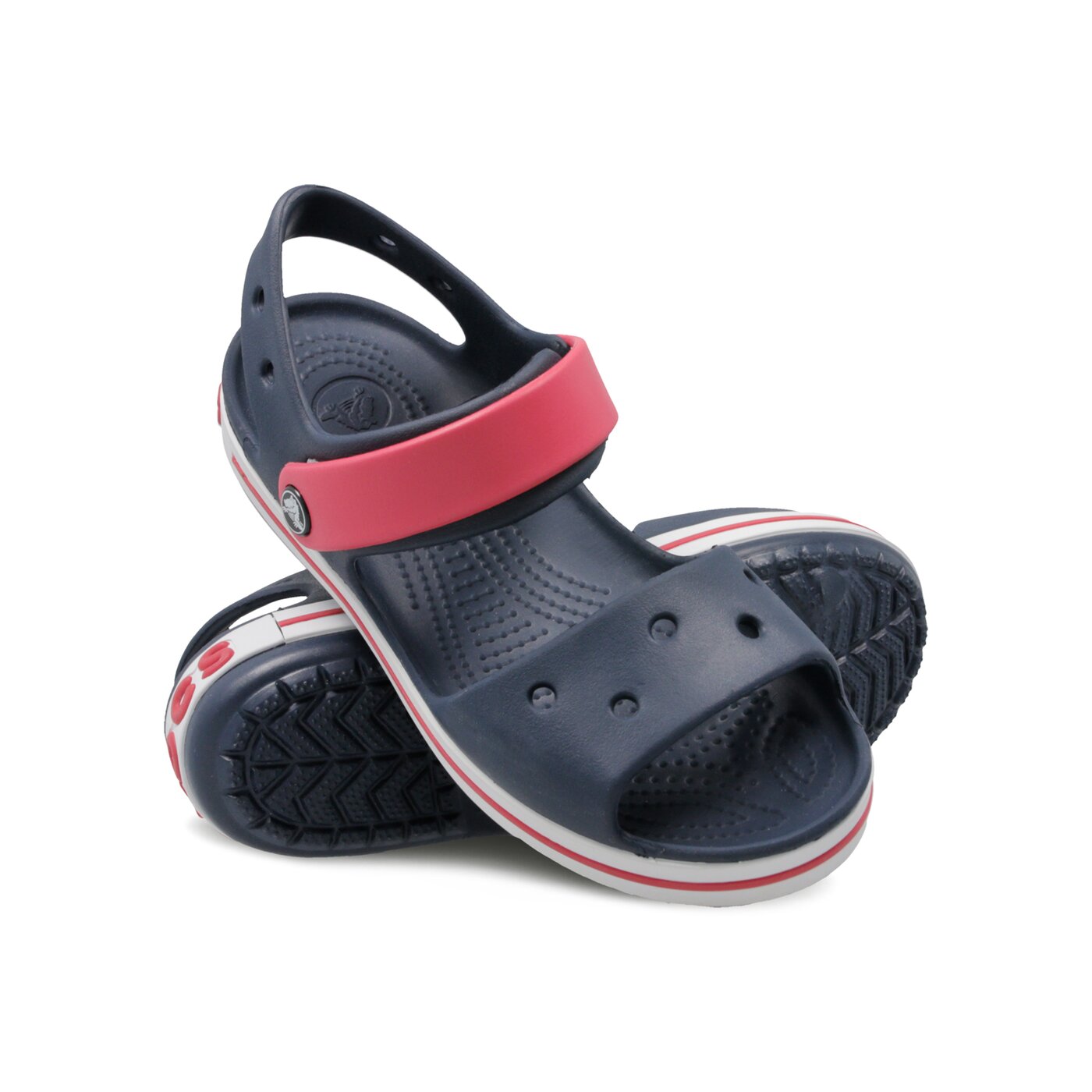 Dziecięce sandały / klapki CROCS CROCBAND SANDAL KIDS 12856485k kolor granatowy