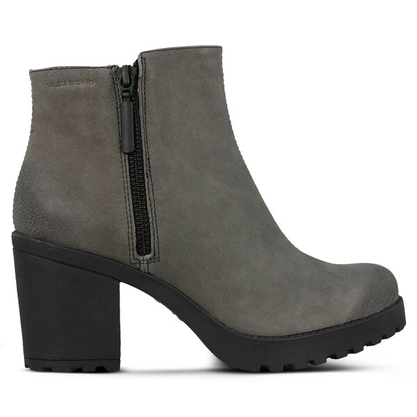 Damskie botki / sztyblety VAGABOND GRACE DK GREY NUBUCK 422835018 kolor szary