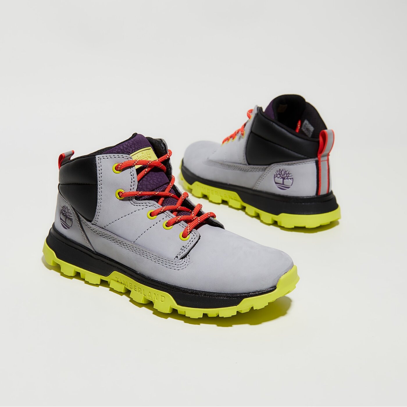 Dziecięce buty outdoor / trekkingowe TIMBERLAND TREELINE MID tb0a26j70501 kolor szary