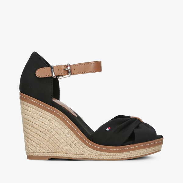 Damskie sandały TOMMY HILFIGER ICONIC ELENA SANDAL fw0fw00905990 kolor czarny