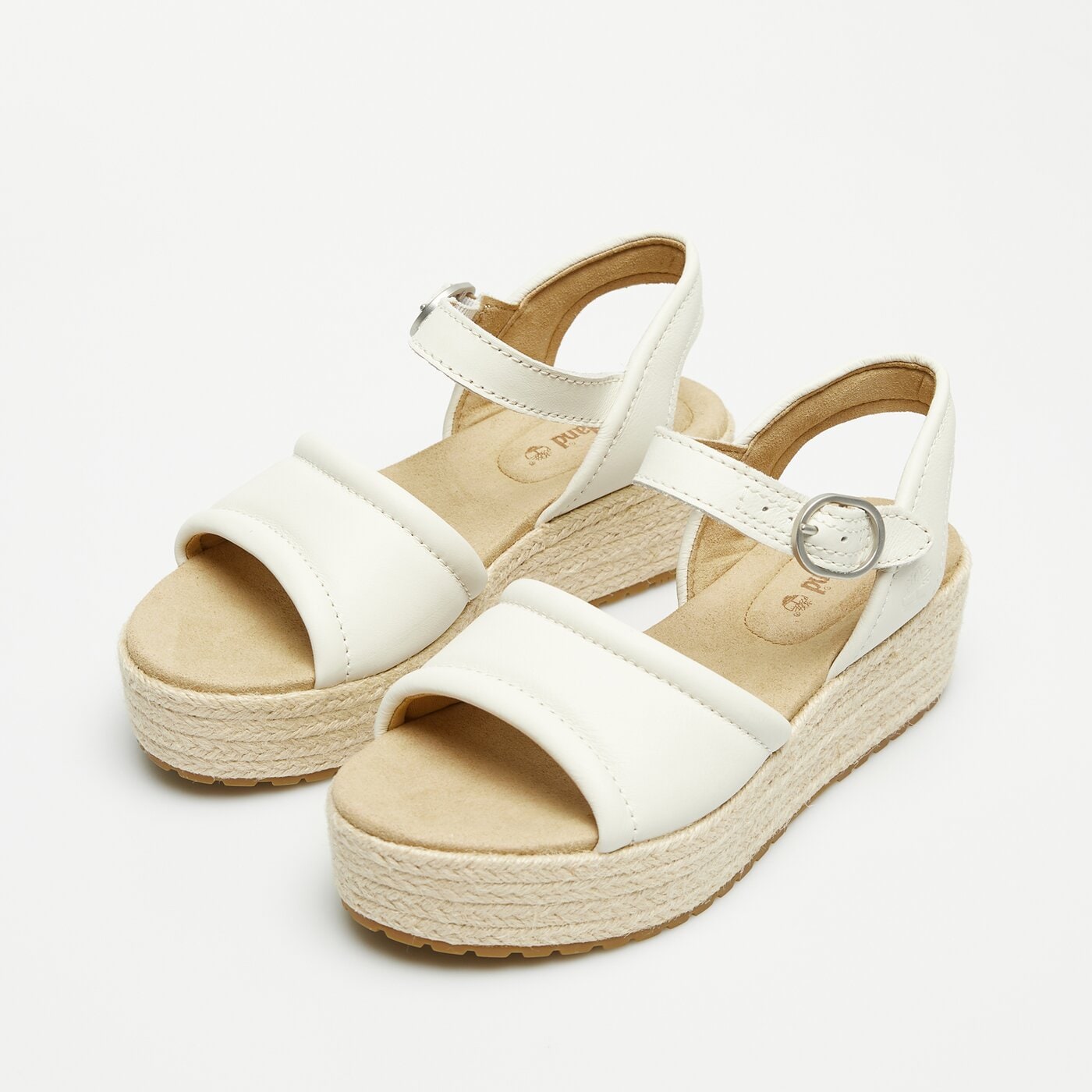 Damskie sandały TIMBERLAND SANTORINI SUN BACKSTRAP SANDAL tb0a4168etd1 kolor biały