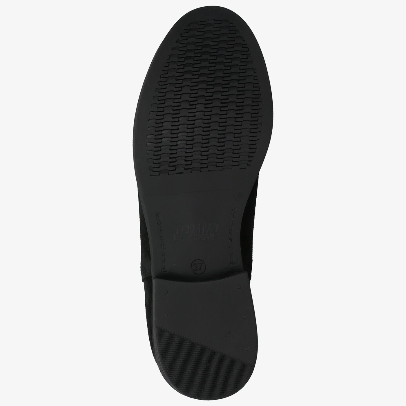 Damskie botki / sztyblety TOMMY HILFIGER GETTY 6B ESSENTIAL SUEDE en0en01148bds kolor czarny