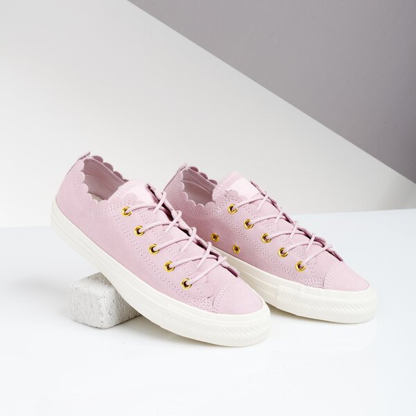 Damskie trampki CONVERSE CHUCK TAYLOR ALL STAR - SCALLOP c563416 kolor różowy