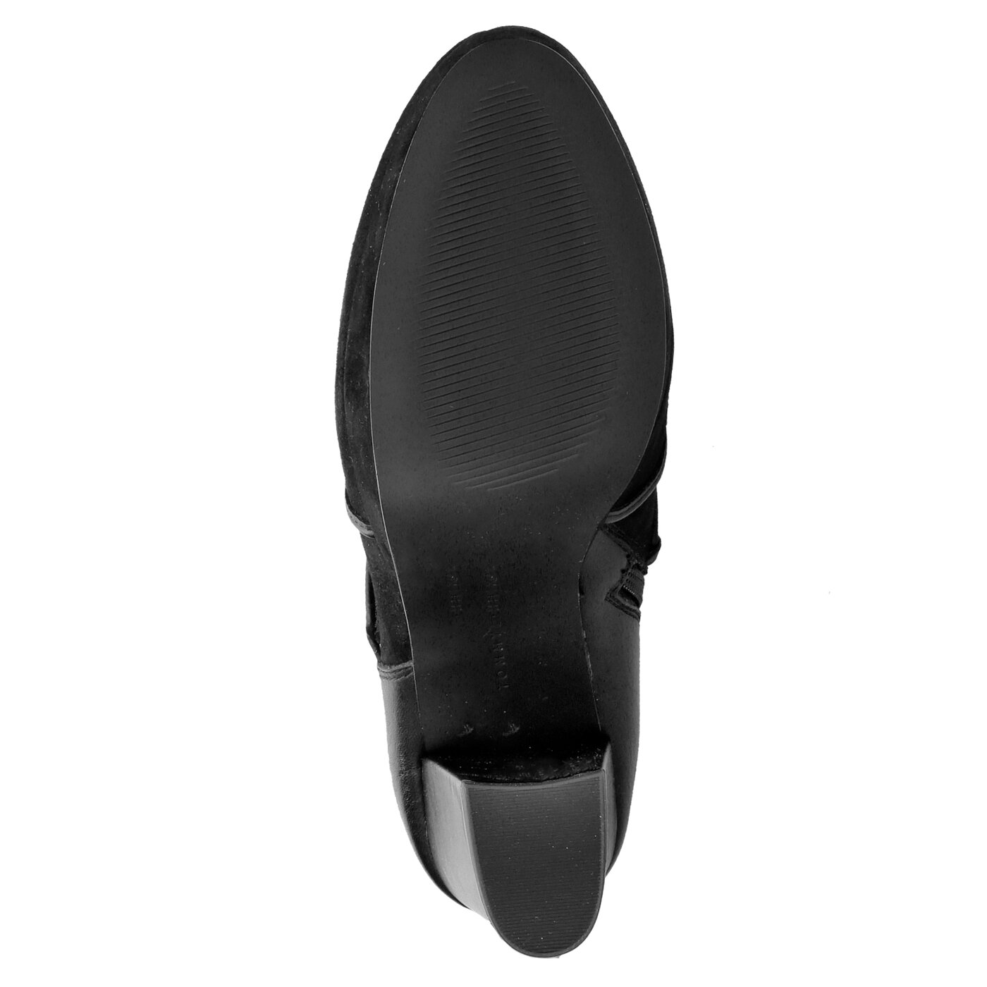 Damskie botki / sztyblety TOMMY HILFIGER CHERYL 3C fw0fw02016990 kolor czarny