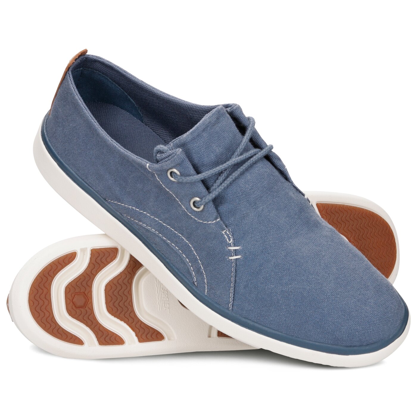 Męskie półbuty TIMBERLAND GATEWAY PIER CASUAL OXFORD tb0a1z134321 kolor niebieski