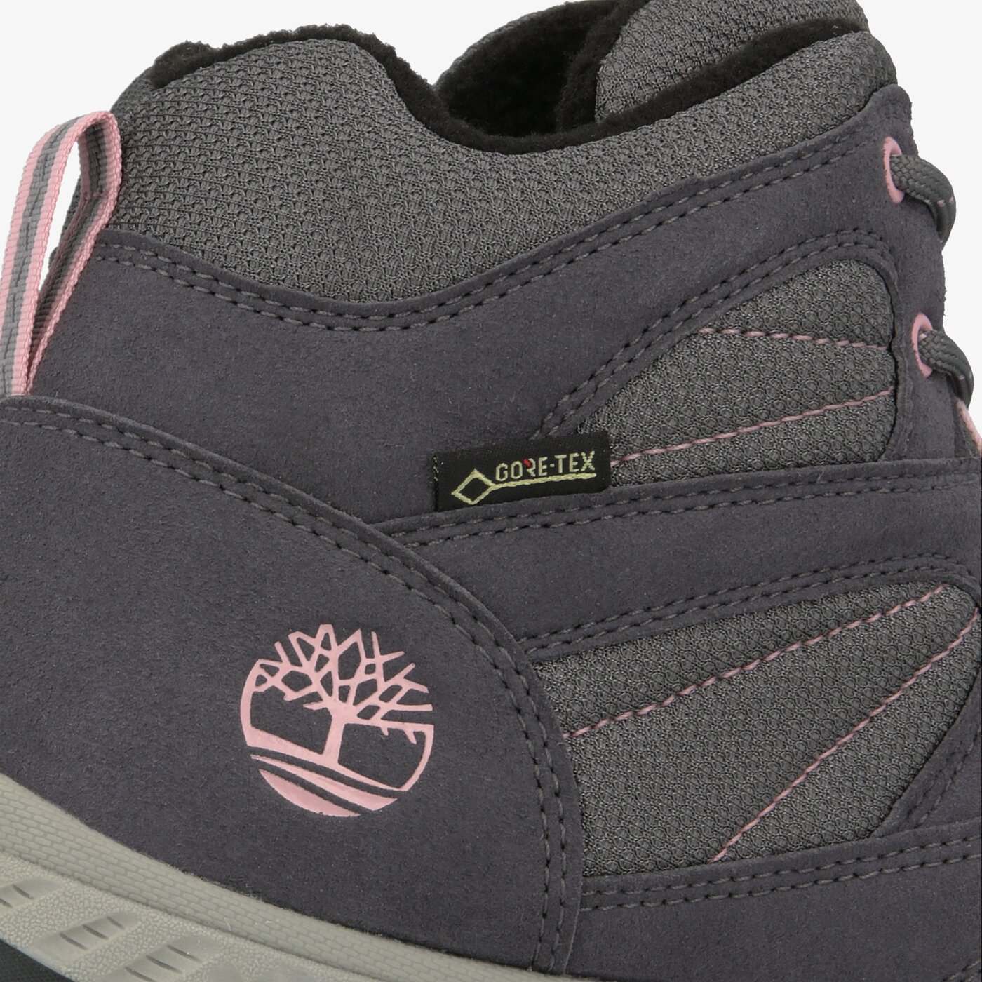 Dziecięce buty outdoor / trekkingowe TIMBERLAND NEPTUNE PK MIDGTX BUNG WL tb0a21sk0331 kolor szary