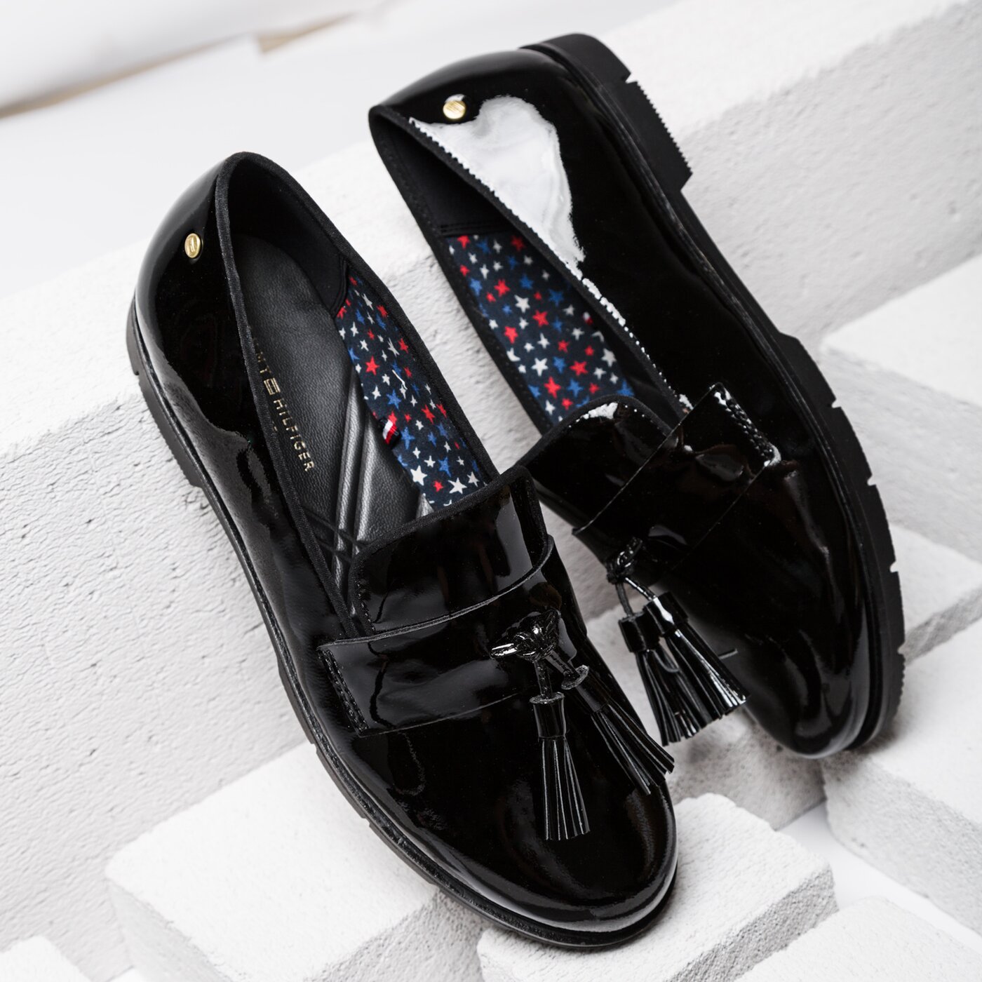 Damskie espadryle TOMMY HILFIGER MEL 3P fw0fw02015990 kolor czarny