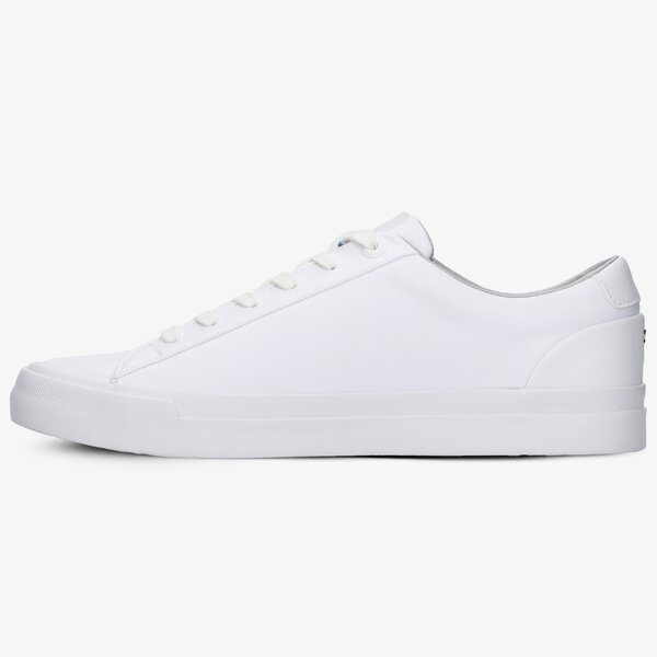 Męskie trampki TOMMY HILFIGER CORPORATE LEATHER SNEAKER fm0fm02672ybs kolor biały