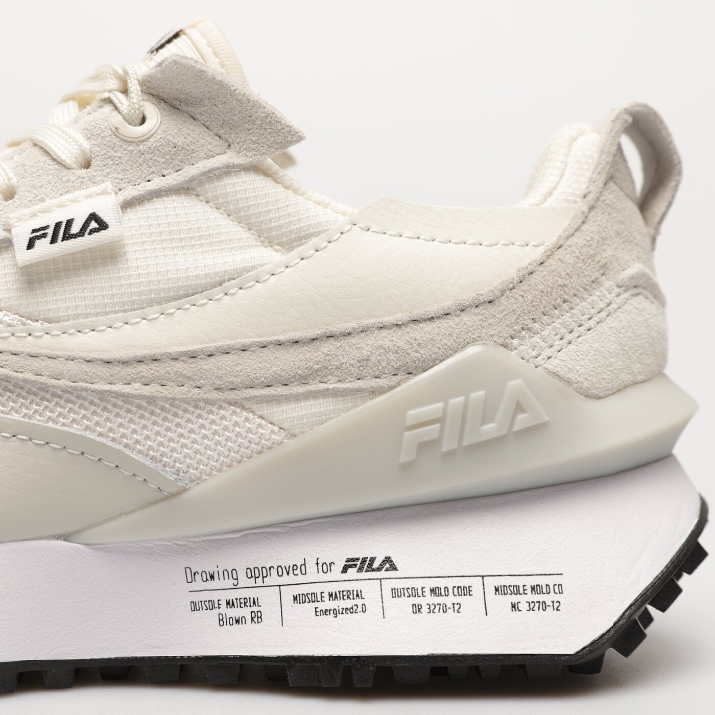 Damskie sneakersy (buty) FILA RENNO N GENERATION 5rm02423120 kolor beżowy