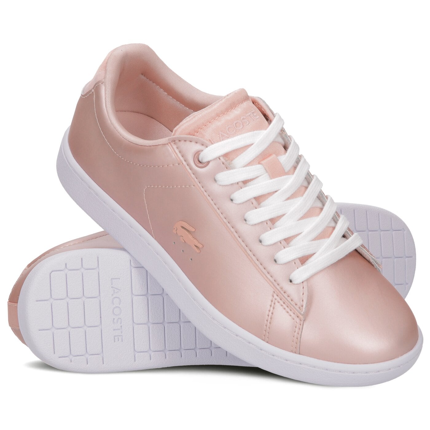 Damskie trampki LACOSTE CARNABY EVO 118 7 735spw00147f8 kolor różowy