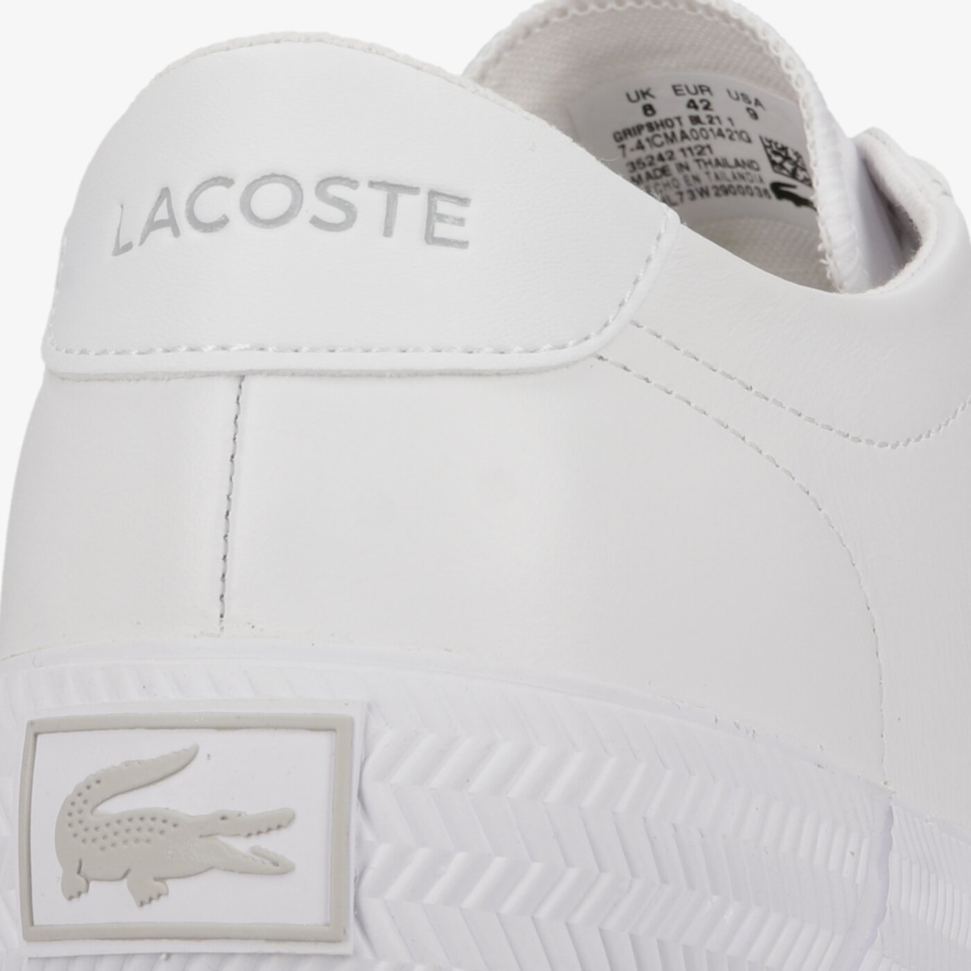 Męskie sneakersy (buty) LACOSTE GRIPSHOT BL 21 1 741cma001421g kolor biały