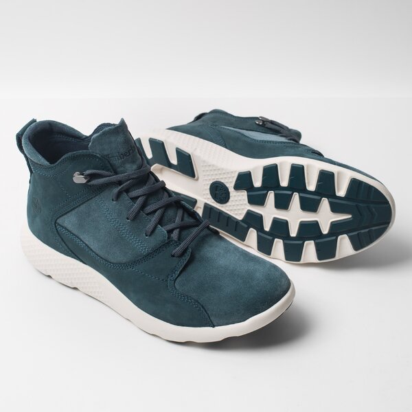 Męskie sneakersy (buty) TIMBERLAND FLYROAM LEATHER HIKER ca1oaw kolor granatowy