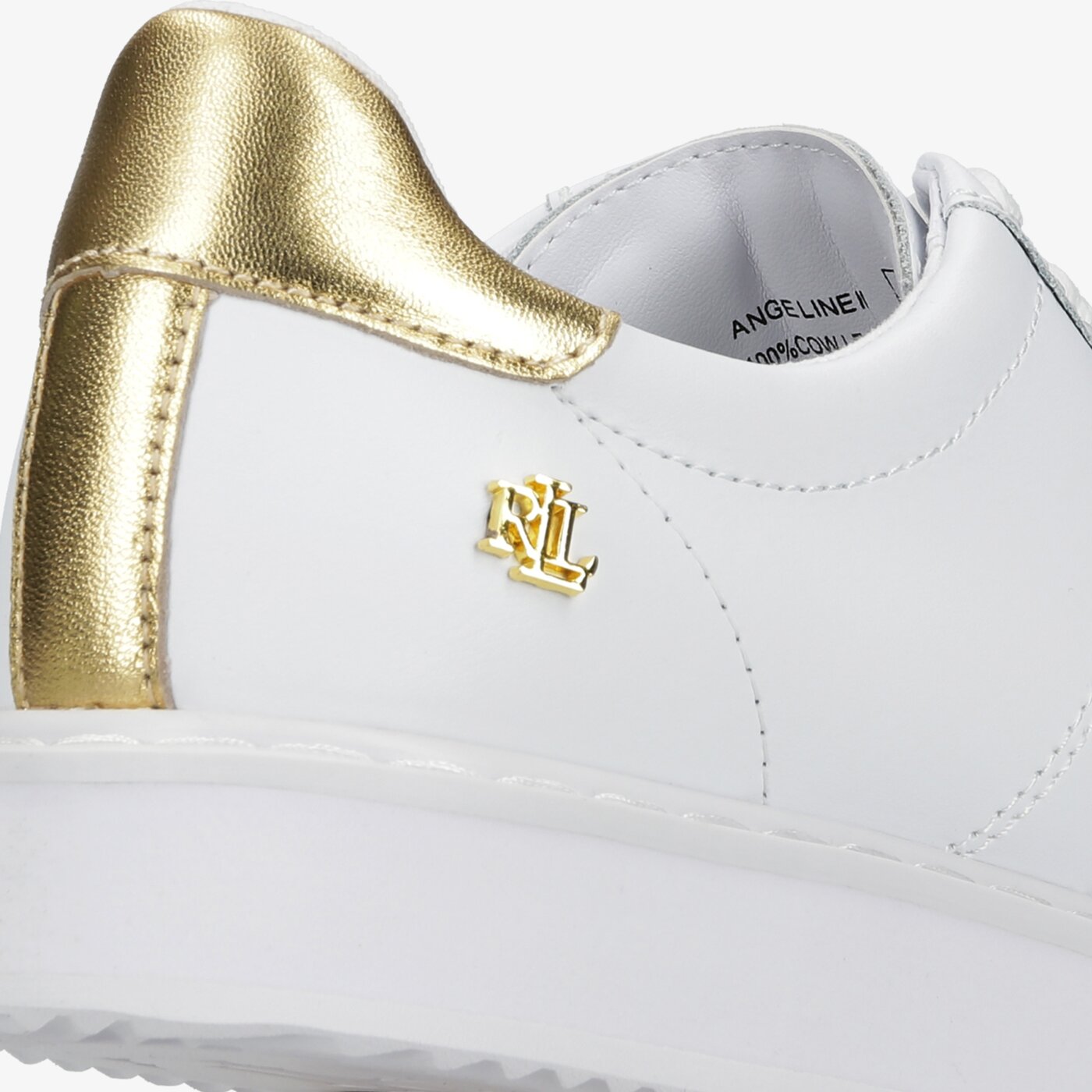 Damskie sneakersy (buty) LAUREN RALPH LAUREN ANGELINE II 802821066001 kolor biały