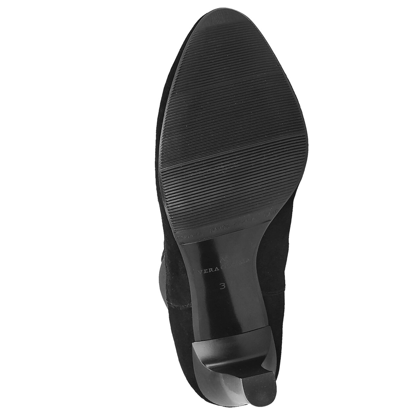 Damskie botki / sztyblety SYMBIOSIS BLAIR BOOTS ZAMSZ CZARNE 925002 kolor czarny