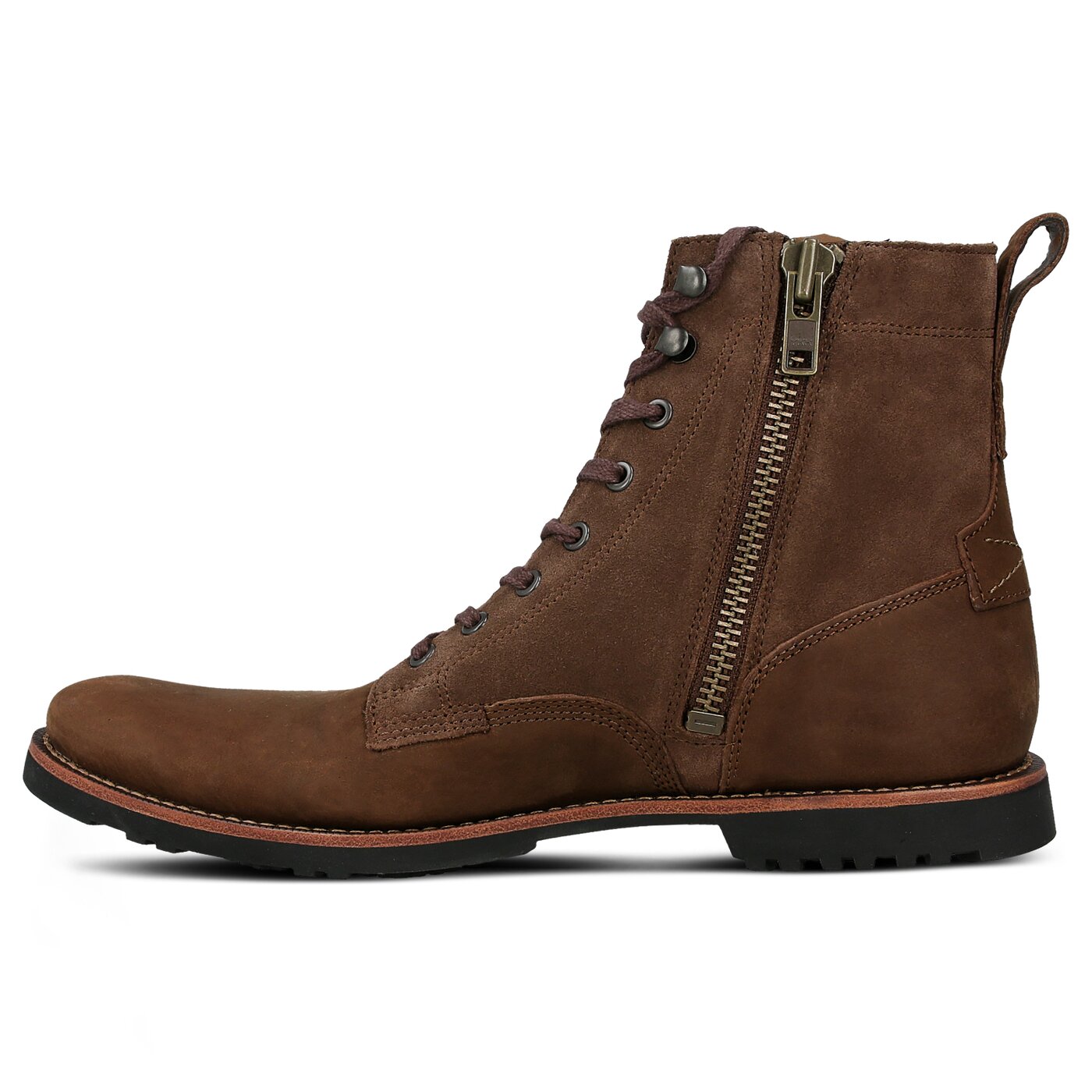 Męskie buty za kostkę TIMBERLAND KENDRICK SIDE ZIP BOO a1jzj kolor brązowy