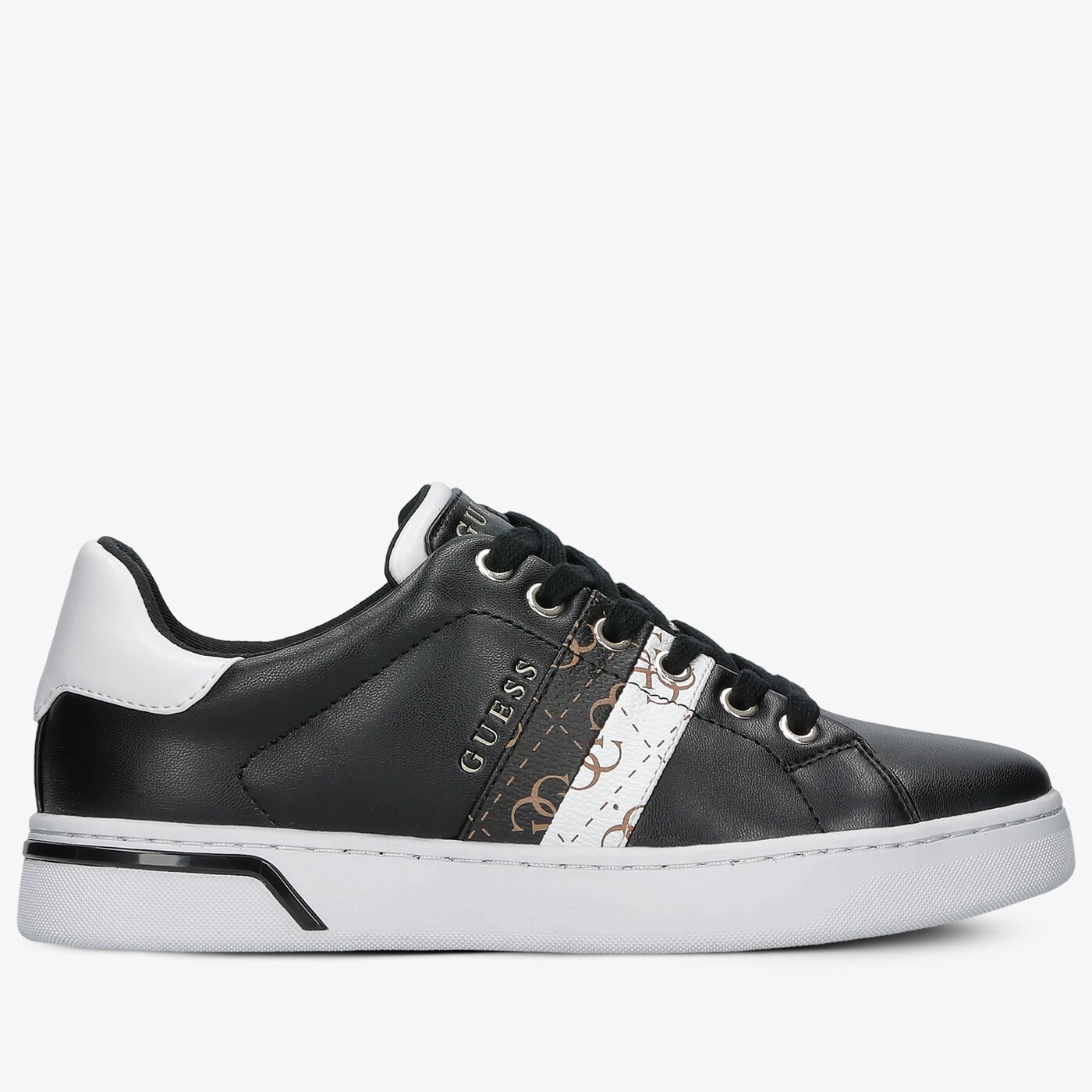 Damskie trampki GUESS REEL fl5reeele12blkbl kolor czarny