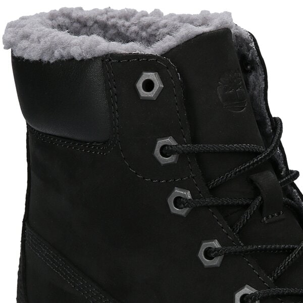 Damskie botki / sztyblety TIMBERLAND FLANNERY 6 IN WARM a18xo kolor czarny