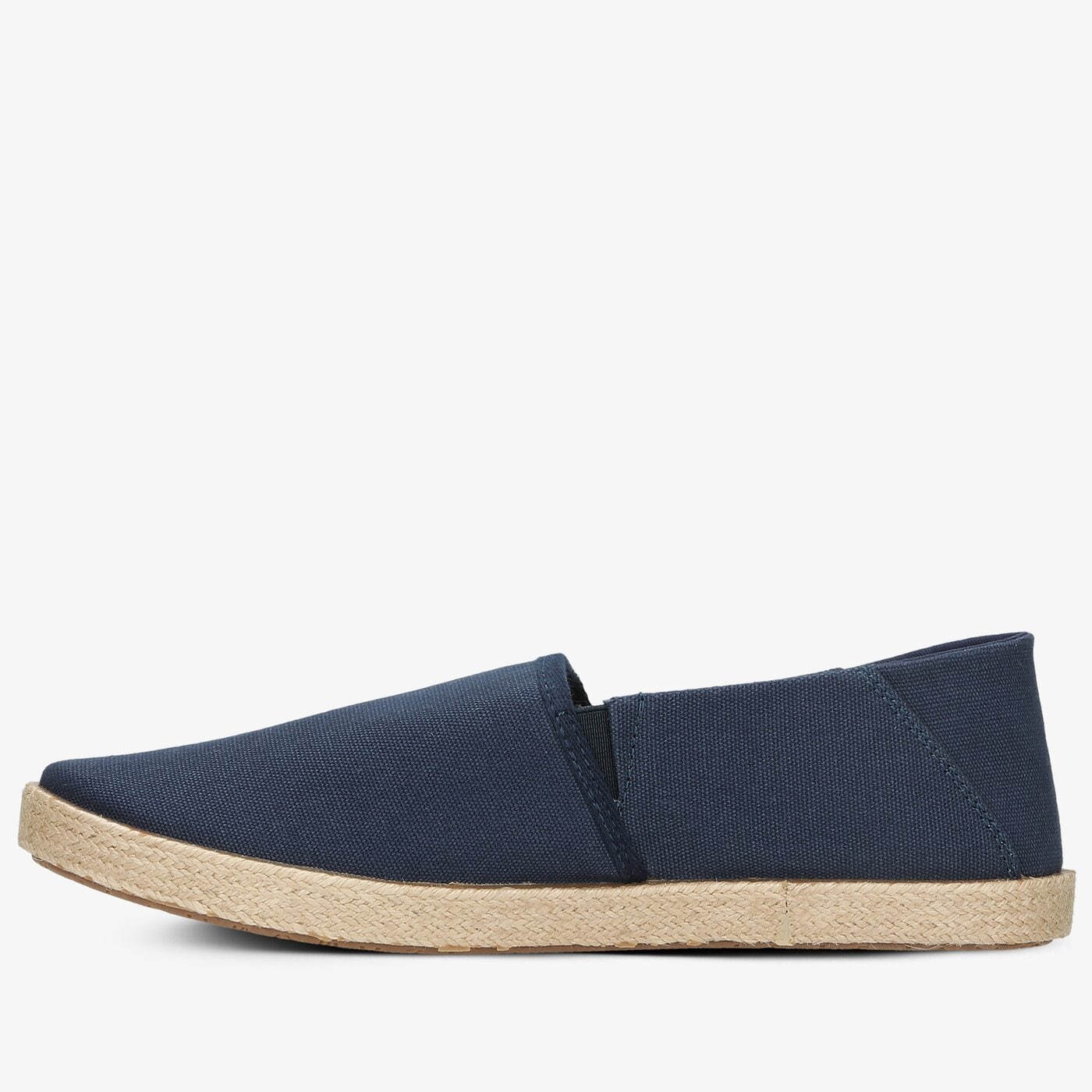 Męskie półbuty TOMMY HILFIGER TOMMY JEANS ESSENTIAL ESPADRILLE em0em00677c87 kolor granatowy