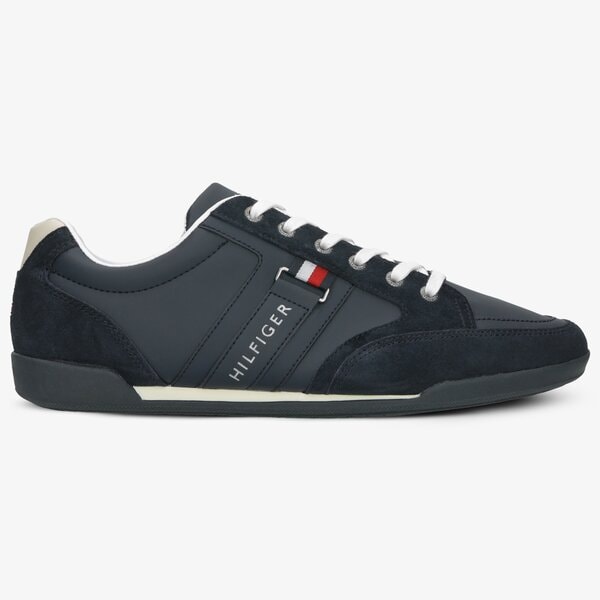 Męskie sneakersy (buty) TOMMY HILFIGER CORPORATE MATERIAL MIX CUPSOLE fm0fm02398403 kolor granatowy