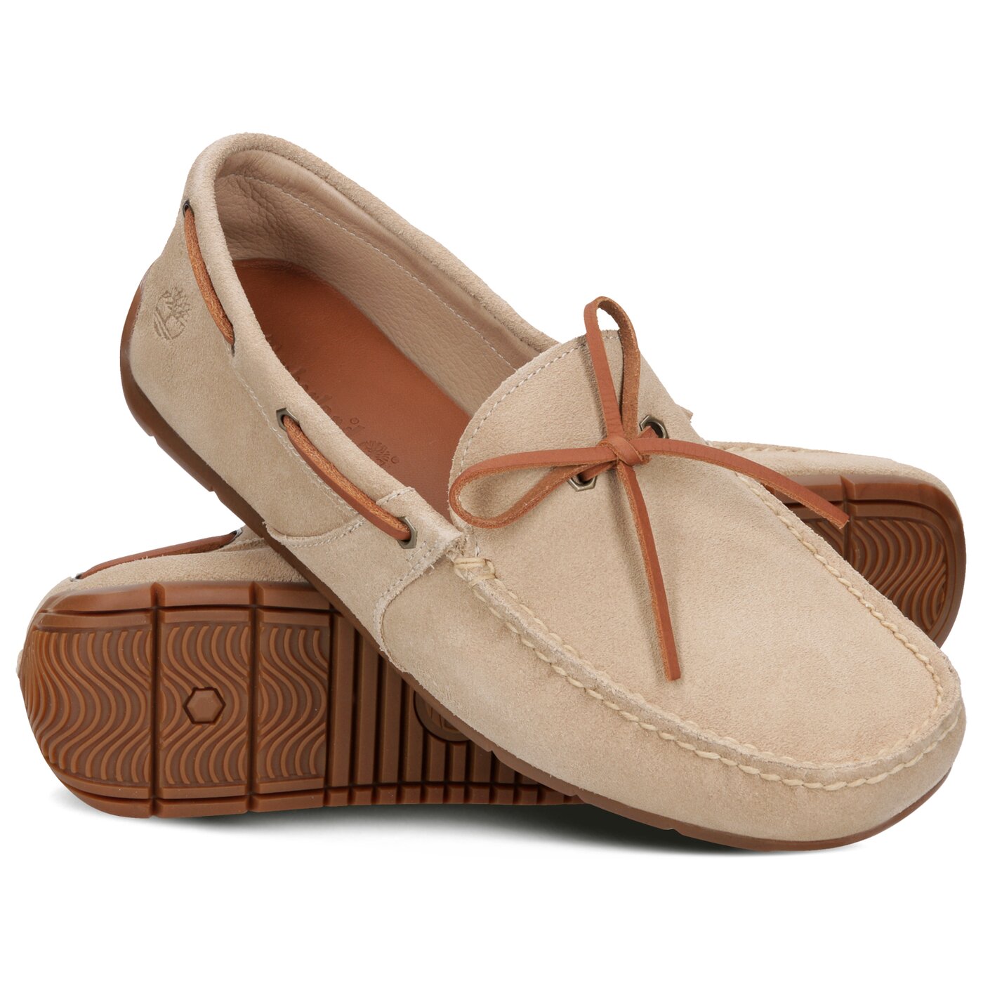 Męskie mokasyny TIMBERLAND LEMANS GENT DRIVR MOC BOAT tb0a245n2831 kolor beżowy