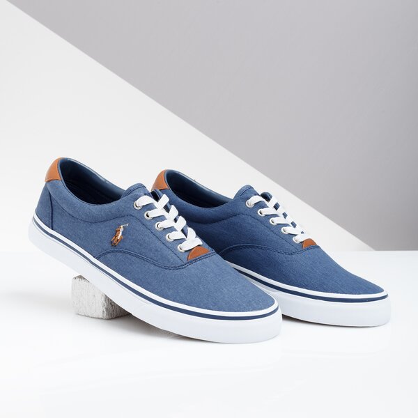 Męskie trampki POLO RL THORTON NE SNEAKERS VULC NEWPORT NAVY WASHED TWILL 816747519002 kolor granatowy