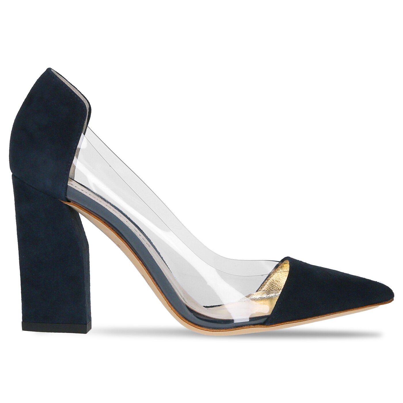 Damskie szpilki / czółenka BALDOWSKI BY ZIEŃ CZÓŁENKO ZAMSZ GRANATOWY z008261279009 kolor granatowy